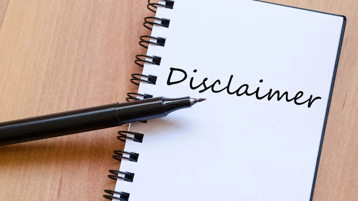 disclaimer